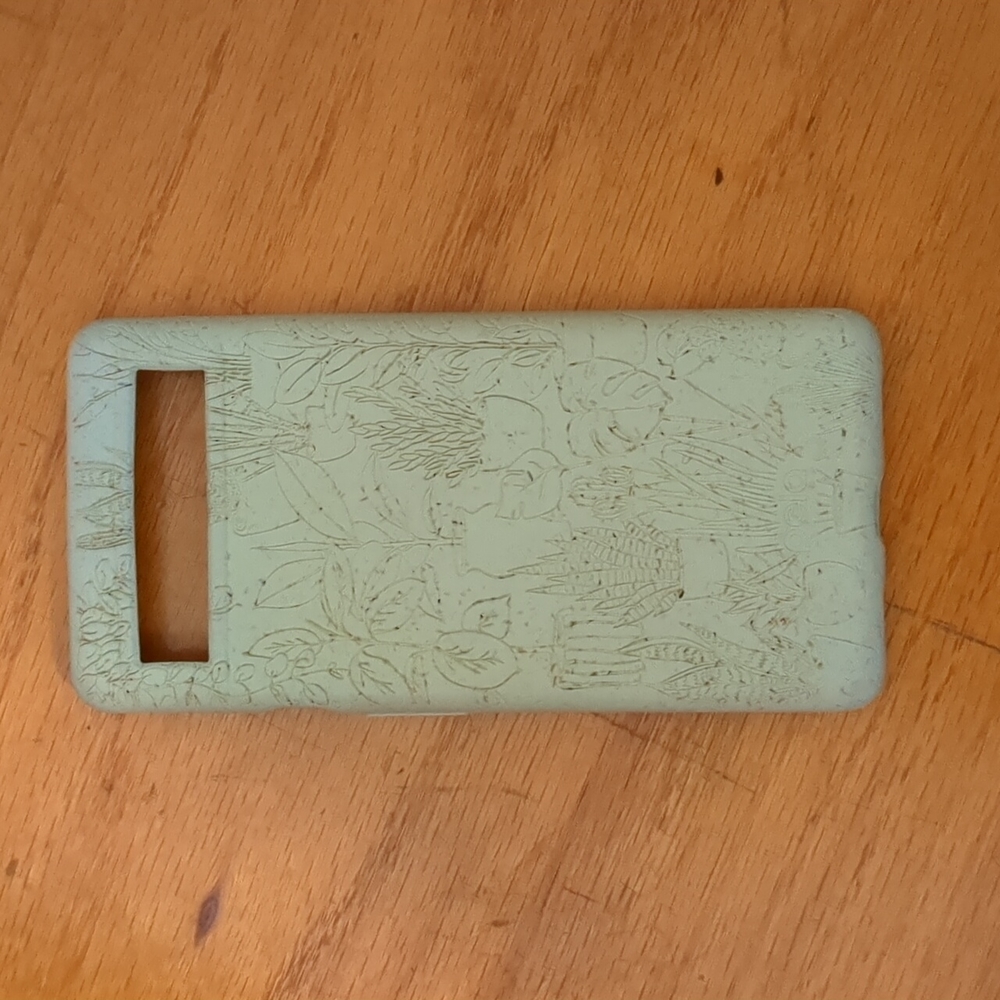 Sage Green Oasis Pela case for Google Pixel 6A